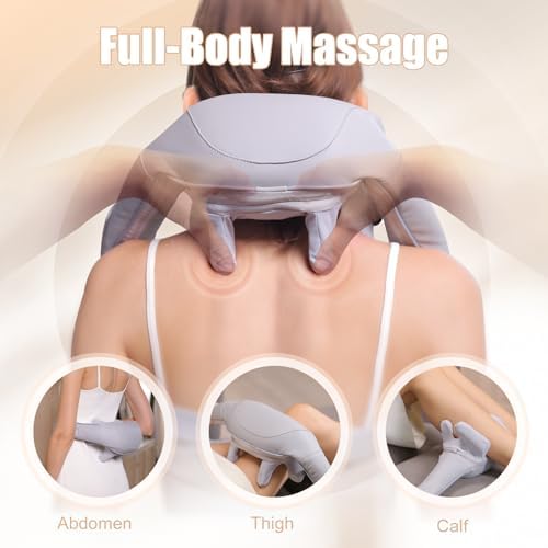 MASGRE Shiatsu Neck and Shoulder Massager, Cordless Back Massager with Heat - Image 6