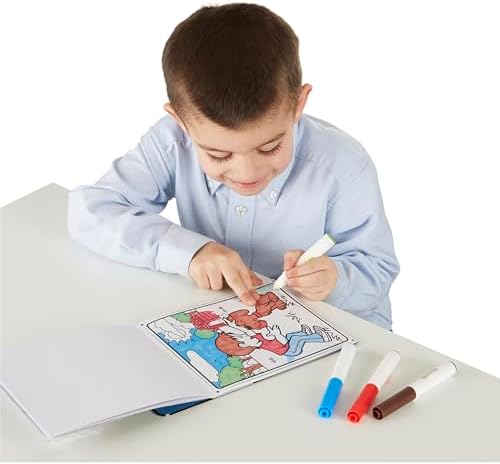 Melissa & Doug On The Go Magicolor Coloring Pad: Adventure - 18 Coloring Pages and 4 Markers - Image 3