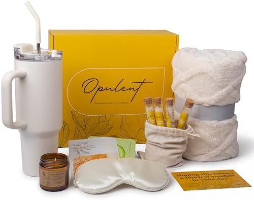 Opulent Self Care Spa Gift Box for Women - Thoughtful Get Well Gift by Opulent