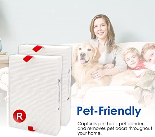 Replacement Filter R, Compatible with Honeywell Air Purifier HPA300, HPA200, HPA 100 and HPA 5000 Series, HRF-R2, 2-Pack - Image 6