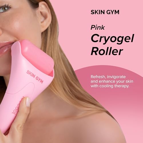 SKIN GYM Ice Roller for Face, CryoGel Cooling Facial Roller for Puffiness, Redness, Skin Firming & Depuffing, Cryotherapy Skin Care Tool - Image 2