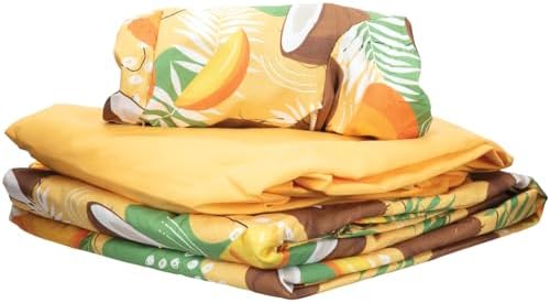 ForPro Designer Microfiber 3-Piece Massage Sheet Set, Coco Mango - Image 3