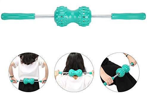 ZJchao Muscle Roller Massage Stick, Multifunctional Magnet Massage Roller Reduce Muscle Soreness Tightness Leg Cramps Back Pain Rub Muscle for Relief Acupressure by ZJchao
