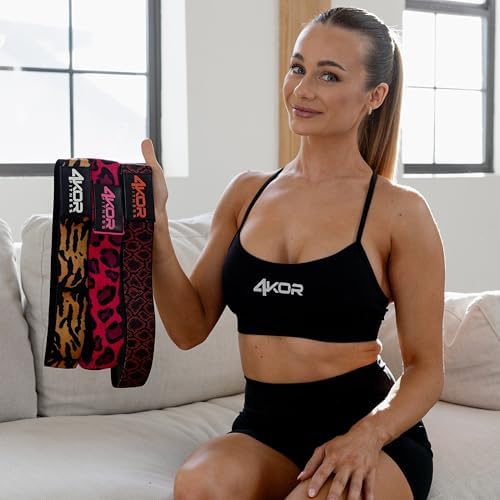 4KOR Fitness Resistance Loop Band Set, Perfect for Crossfit, Yoga, Physical Therapy, and Booty Building - Image 5
