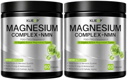 Magnesium Complex Supplement for Women and Men with NMN Supplement 2-Pack by Unknown
