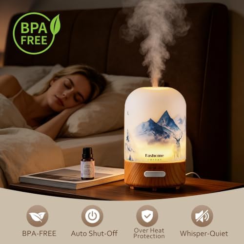 Hand Blown Glass Essential Oil Diffuser for Home, Yoga and Office - Image 3