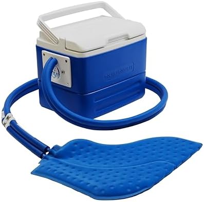 Polar Active Ice 3.0 Cold Therapy Ice Machine System with Programmable Timer, Foot Therapy Compression Pad, Lightweight 9 Quart Cooler, Quiet Pump, Strong Cryotherapy Pain Relief Treatment by PolarProducts
