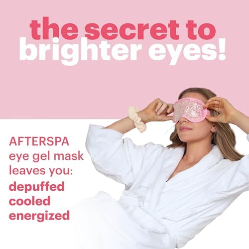 Eye Gel Mask by Afterspa, Preppy Skincare, Spa Self Care Gifts for Women, Facial Skin Care Products, Vegan and Cruelty Free, Pack of 6 - Image 7
