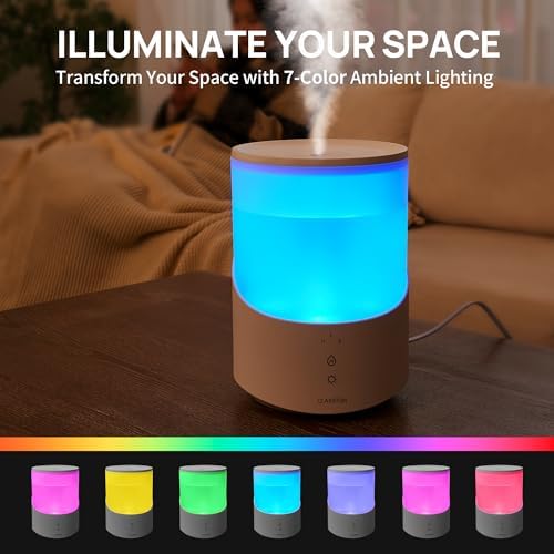 Clarston Humidifiers for Bedroom, 2.5L Cool Mist Humidifier for Large Room - Image 7