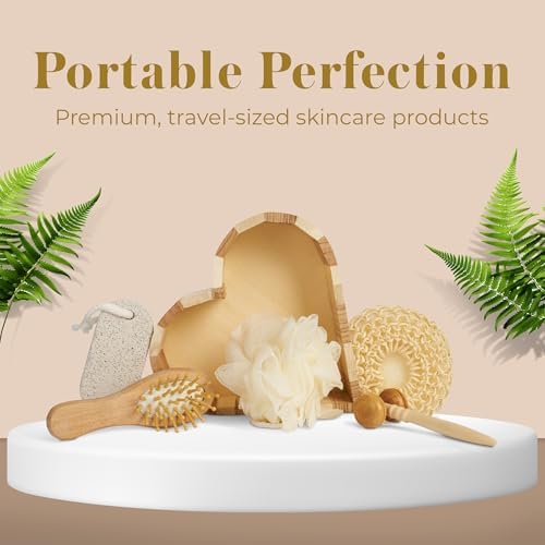 6-PC Skincare Set, Spa Gift Basket & Bath Accessories, Spa Day Essentials - Image 2