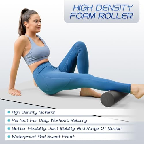 Krightlink 2-in-1 18" Foam Roller Set for Deep Muscle Massage - Image 6