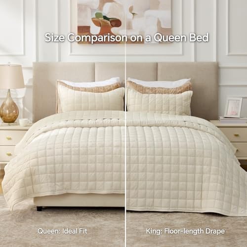 BEDELITE Velvet Quilt Set King Size, Luxury Velvet Comforter Bedding - Image 5