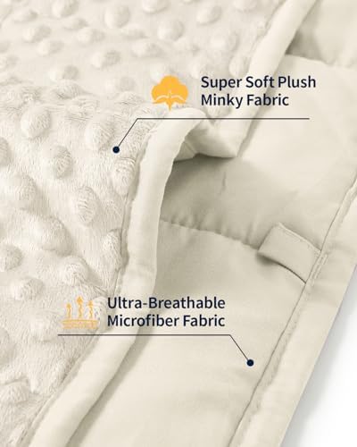 Mr. Sandman Weighted Blanket for Adults, Full Size 15 lbs, 48 x 72 Inches - Image 4