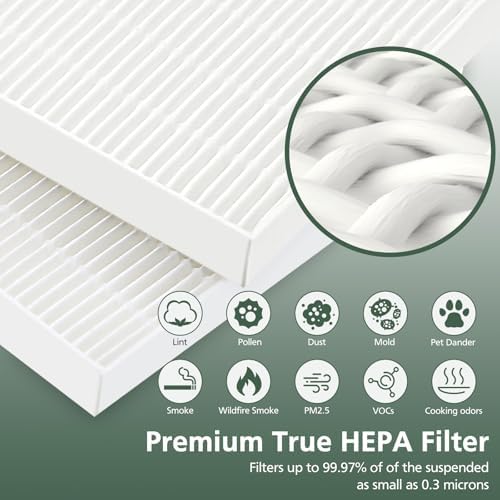 116130 Filter H For Winix 5500-2 Plasmawave & AM80 Air Purifier 2 HEPA Only - Image 4