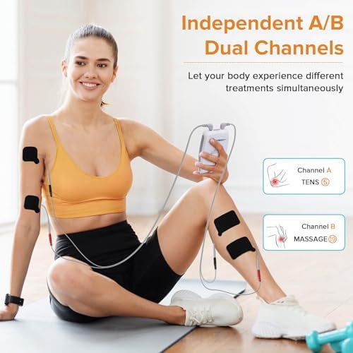 TENS Unit & EMS Pelvic Floor Muscle Exercise,36 Modes Rechargeable Dual Channel EMS Massager Machine with Pelvic Floor Muscle Electrode Probe and Travel Case - Image 3