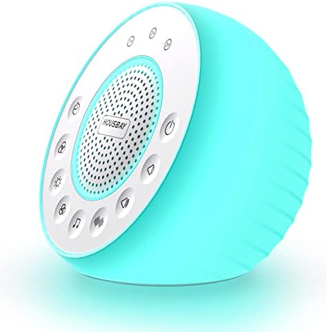 HOUSBAY Glows Sound Machine White Noise for Sleep, Colored Night Light by HOUSBAY