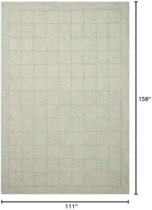 Loloi Chris Loves Julia Francis Silver/Sky 9'-3" x 13' Area Rug - Image 2