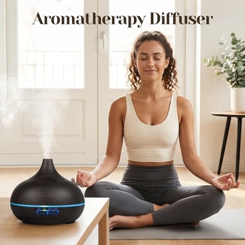 Hanolly Essential Oil Diffuser for Home 500ML - Image 4