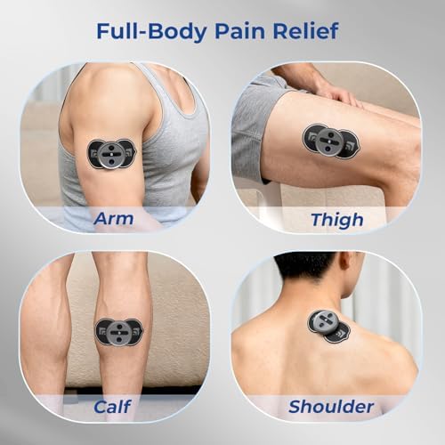 KingPavonini Official TENS Unit Replacement Pads 3.54'' x 1.81'' (Model U8PRO, U13, HZ9151B, HZ9151C), Only Compatible with KingPavonini Wireless TENS Unit, 6 PCS - Image 3