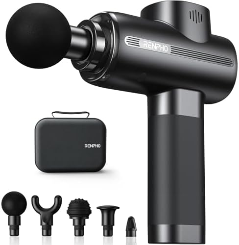 RENPHO Active Massage Gun Deep Tissue, Percussion Handheld Neck Massager by RENPHO