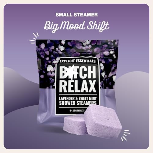 Explicit Essentials B Relax Shower Steamers | Lavender Mint Aromatherapy Shower Steamers for Relaxation & Stress Relief | Spa Shower Gift for Self-Care, Birthdays & Holidays - Image 3