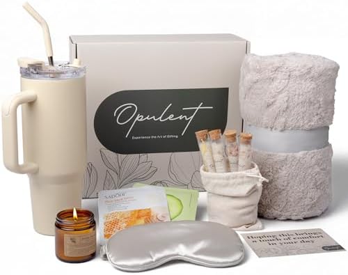 Opulent Self Care Spa Gift Box for Women - Thoughtful Get Well Gift by Opulent