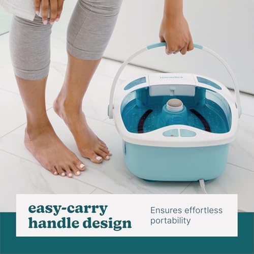 Homedics Shower Bliss Heated Foot Spa, Shower Massage Water Jets - Image 3