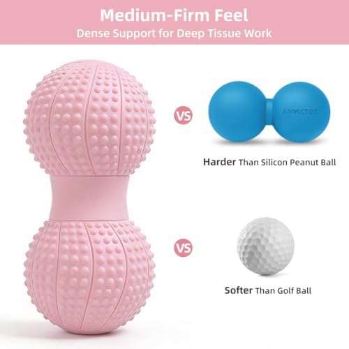 8 Inch Large Peanut Massage Ball Roller for Large Muscle Groups, Deep Tissue Double Massage Ball for Neck,Back,Leg,Low Back,Peanut Myofascia Release Ball for Muscle Knots&Physical Therapy - Image 3