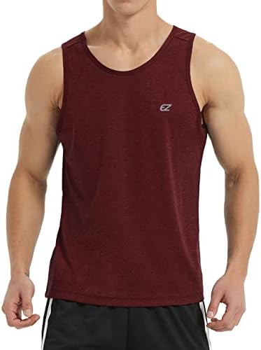 EZRUN Men's Quick Dry Workout Tank Top UPF 50+ Sweat-Wicking Gym Shirt - Image 3