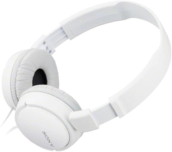 Sony ZX Series Wired On-Ear Headphones with Mic, White MDR-ZX110AP - Image 4
