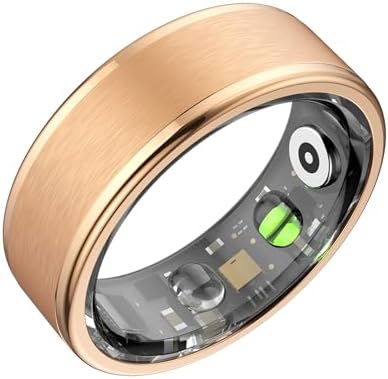 Smart Ring for Women and Men, Fitness & Sleep Tracker, Gold 11 by Osawalla