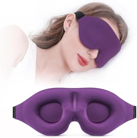 YIVIEW Sleep Mask for Side Sleeper, Light Blocking Zero Pressure Blindfold by YIVIEW