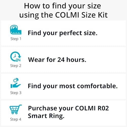 Smart Ring for Women, Health Tracker & 5ATM, COLMI R02. (Only Sizing Kit) - Image 4