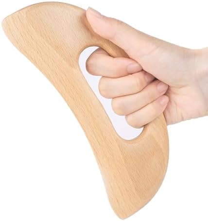 Wooden Cellulite Massager, Body Guasha Tool Wooden Guasha Tool for Body Guasha Wood Stick Massage Tool Lymphatic Drainage Body Muscle Relaxing- Wood Therapy Release Back Legs Shoulder Pain by Goodtar