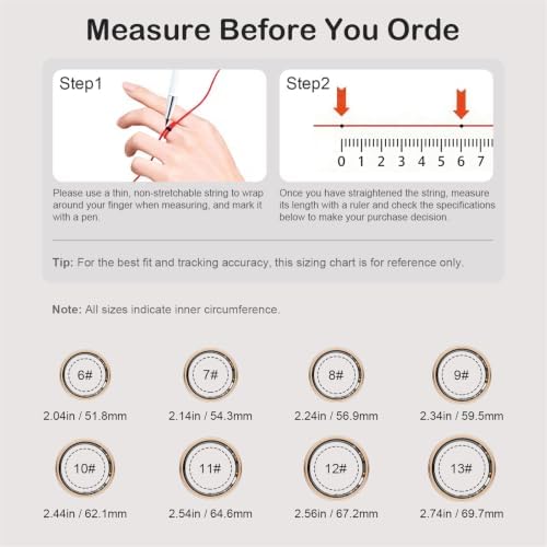 Smart Ring for Women Men, Sleep Activity Health Tracking Ring - Image 2