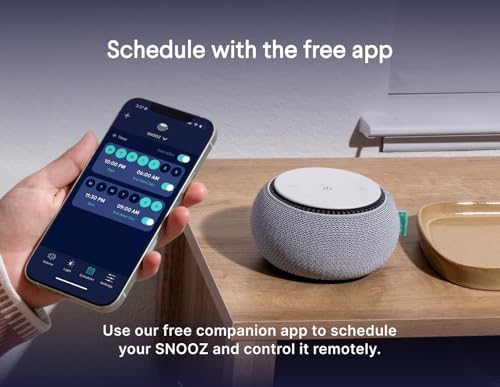 SNOOZ Original Smart White Noise Sound Machine, Real Fan Inside for Sleep - Image 4