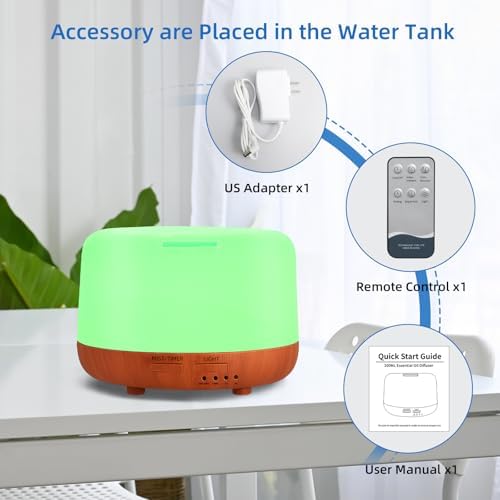 SPLITSKY 300ml Aromatherapy Diffuser with Remote Control and Auto Shut-Off - Image 7