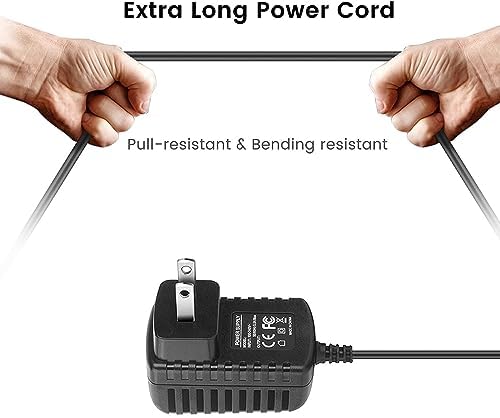 9V Charger for RENPHO EM-2016C EM-2016C-B EM2016C EM2016CB Rechargeable Handheld Back Massager DC9V 1A-2.2A Replacement Power Supply Adapter - Image 4