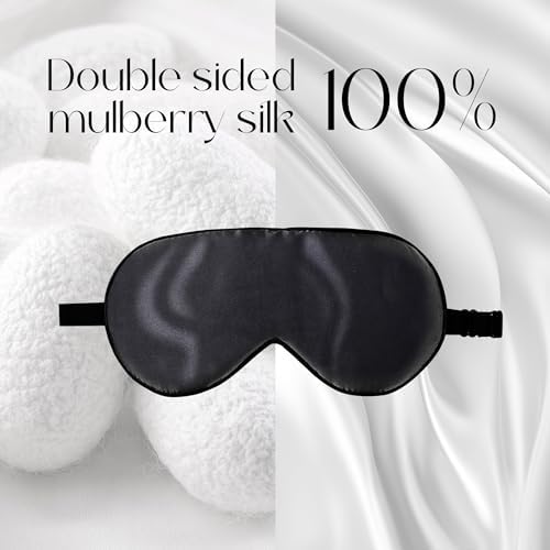 ZIMASILK Adjustable 100% Mulberry Silk Sleep Mask - Image 3