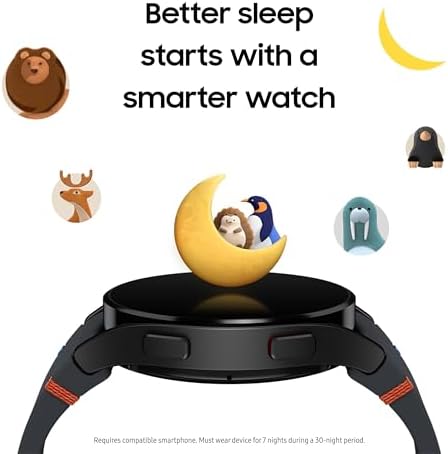 SAMSUNG Galaxy Watch FE 40mm GPS, AI Smartwatch w/Fitness Tracking, BIA Sensor, Personalized HR Zones, Heart Rate Tracker, Sleep Monitor, 2024, Black (US Version) (Renewed) - Image 6