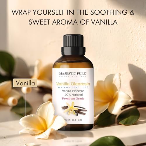 Majestic Pure Vanilla Essential Oil for Diffuser - 0.3 Fl Oz - Image 4