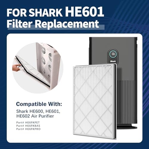 HE601 True HEPA Replacement Filter Compatible with Shark Air Purifier - Image 4