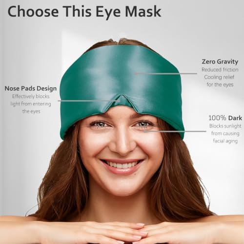 Soft Sleep Mask, Blackout Eye Mask for Side Sleepers for Women Men - Image 3