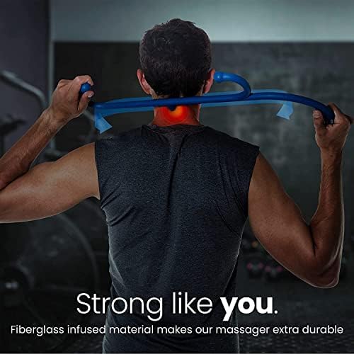 Mount Plus MP005 Back Massager Handheld Tool | Back and Neck Massager | Trigger Point Therapy Self Massage Tool | Fibromyalgia Pain Relief (1 Pack Purple) - Image 6