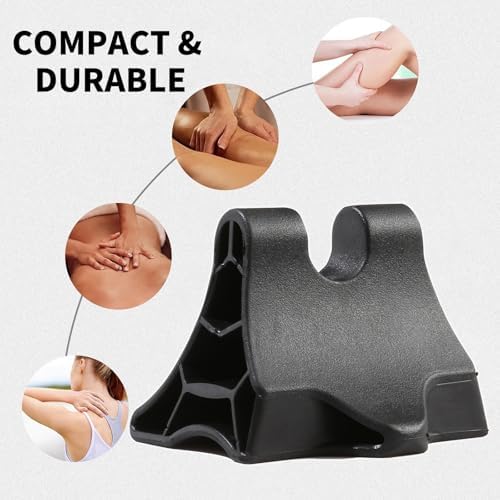 Trigger Point Massage Tool, Handheld Deep Tissue Manual Massager for Neck, Shoulders, Back & Feet, 3-Edge Pressure Point Design, Portable (Black) - Image 7