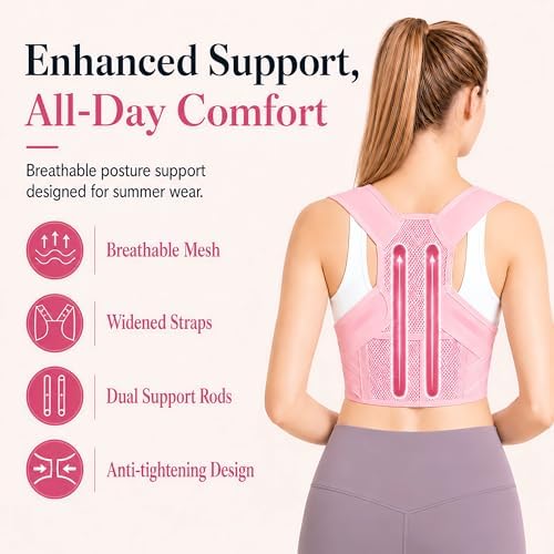 Lightweight Posture Corrector with Upper Back Brace for Women & Men - Image 4