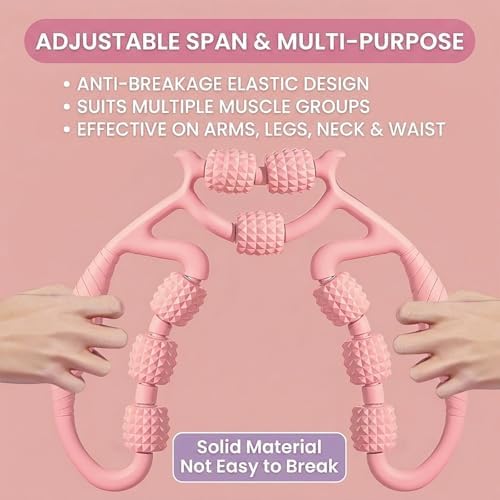 Full Body Massage Tool, Pink, 25cm Length - Image 6