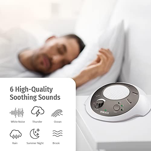 Homedics SoundSleep White Noise Sound Machine, Gold, Small Travel Sound Machine with 6 Relaxing Nature Sounds, Portable Sound Therapy for Home, Office, Nursery, Auto-Off Timer, by Homedics (Pack of 3) - Image 2
