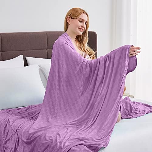 Topcee Cooling Blanket, Summer Cooling Blankets for Hot Sleepers, Arc-Chill Q-Max>0.5 Cool Fiber, Oeko-TEX 100% Certified, Soft, Breathable, Double-Side Bed Throw,Keep Cool for Adults Kids 90"x90" by Topcee%E2%80%94ForYourGoodSleep