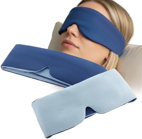 Sleep Mask ，Soft and Comfortable Sleep mask,100% Light-Blocking, Adjustable Design,Unisex fit, Perfect for Travel, Flights, and naps. by Unknown